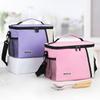 Creative Large Capacity Insulated Lunch Bag Reusable Food Drink Storage Women's Casual Handbag Waterproof Camping Picnic Bag