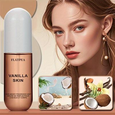 50 ml Kokosnuss-Vanille-Körperduftspray mit langanhaltendem Duft, geeignet zum Ausgehen