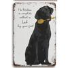 6pcs Metal Tin Sign Set Vintage Wall Art Pendants for Dog House Pet Store   Dog Grooming Salon Living Room Home Office
