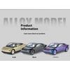 1/24 Cool Tesla Robotaxi Alloy Model, Cool Sound and Light, Exquisite Desktop Ornaments, The Best Collection for Car Model Enthusiasts