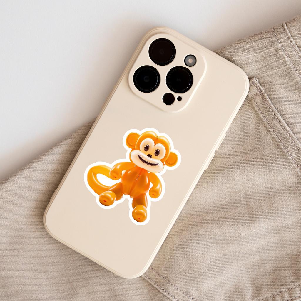 50 Cute Wind Plant Balloon Graffiti Stickers Mobile Phone Computer Waterproof Stickers Creative Animal Stickers