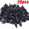 8mm Auto Fasteners Rivets Clips for Nissan Automotive Fastener Clips Body Push Retainer Bumper Trim Retainer Fastener 100/10Pcs
