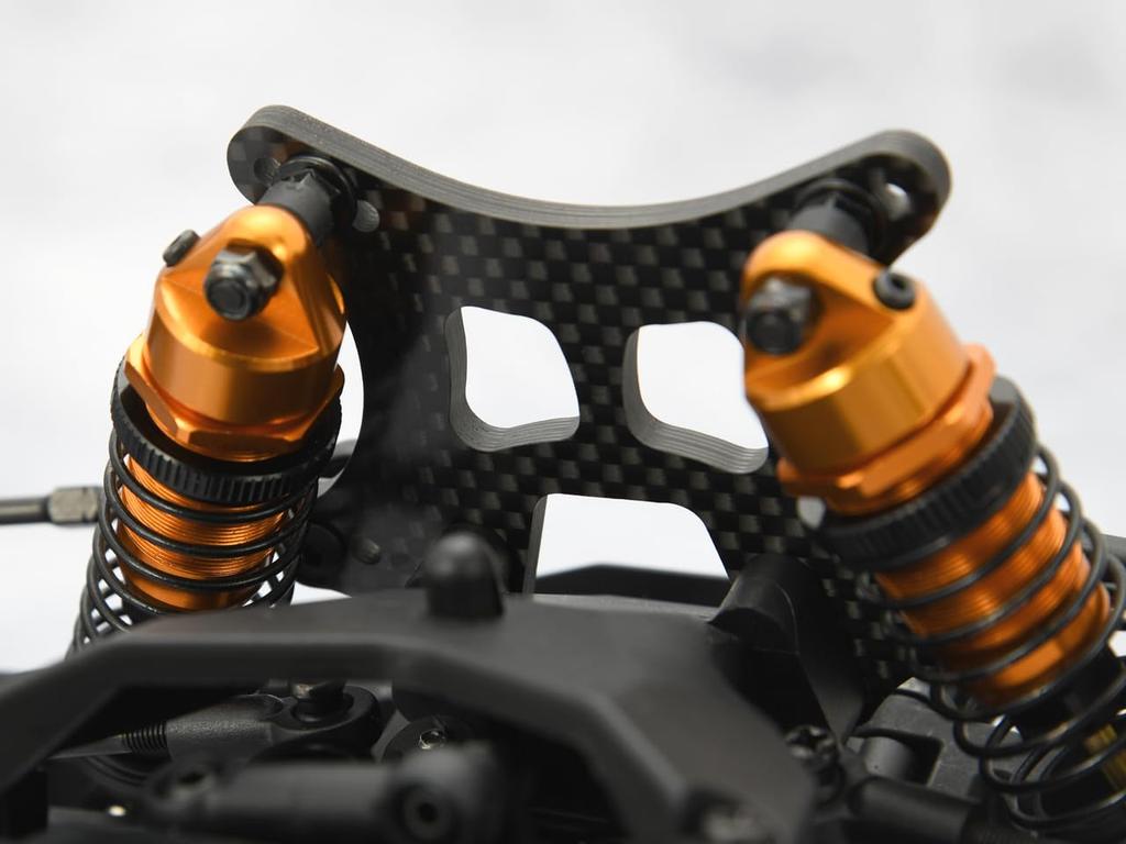 G-Force Carbon-graphite Front Damper Stay (GENOVA) Radio Control Parts, Official Japanese Product, GOP147
