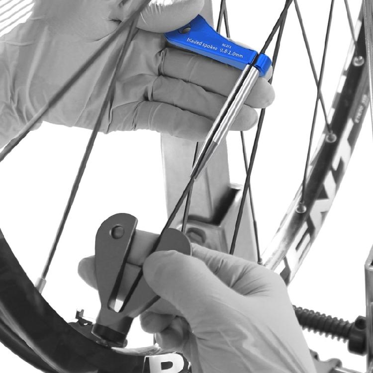 Professional Road Bike Spokes Holder Repair Wrench 0.8-1.0mm/1.0-1.3mm Spoke Repair Tool Flat Spoke Tool Easy to Use