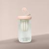 Creative Cold Brew Cup Flower Tea Cup High Value Glass Straw Cup Promotional Gift Cup Transparent Glass