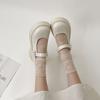 Big head and thick sole increase height Mary Jane small leather shoes women's summer 2025 new retro British style student jk single shoes