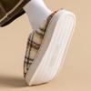 Winter indoor home cotton slippers couple thick-soled warm cotton shoes comfortable velvet home shoes