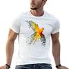 Sun Conure Beautiful Dispersed Flying Design Tshirt Sport Basic Moisture Wicking Tee