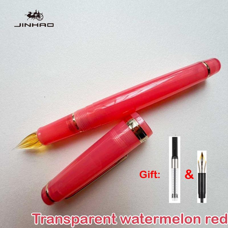 JINHAO 82 Glass Dip Pens One Stroke Two Styles with Fountain Pen Nib Ink Converters Calligraphy Pen Stationery School Supplies