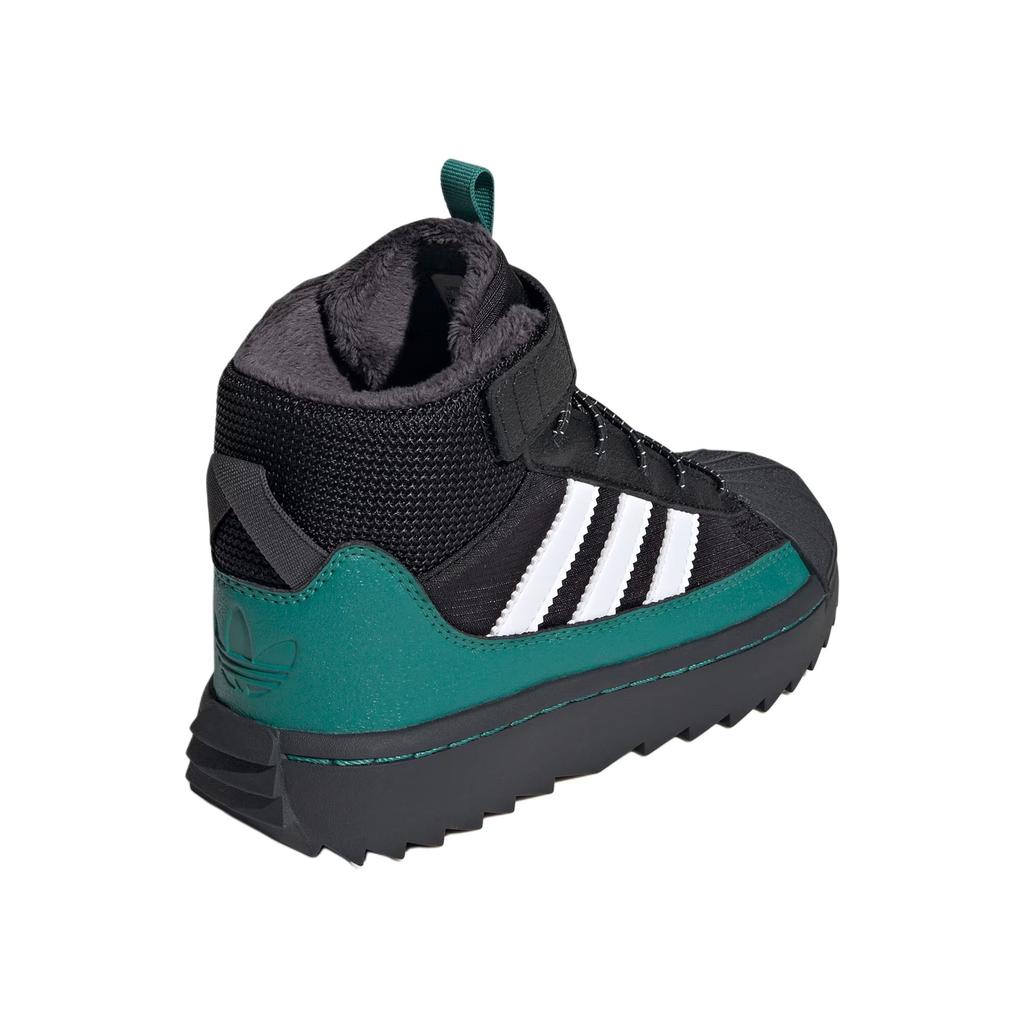 adidas Originals Superstar Winter Trek Shoes Casual Comfortable Durable High-Top Outdoor Shoes Kids Shoes Black ID1015