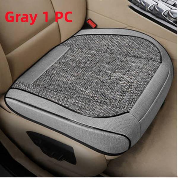 Universal Car Seat Covers Breathable Linen Front Seat Protector Cushions Classic Seat Decoration Protective Mat Accessories