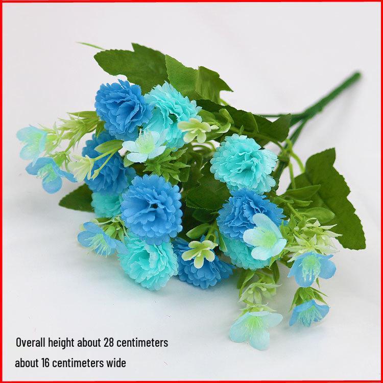 Silk Rose Flower Bouquet: Artificial Flowers for Dining, Bedroom, Living Room Decor and Creative Ornament Figurines.