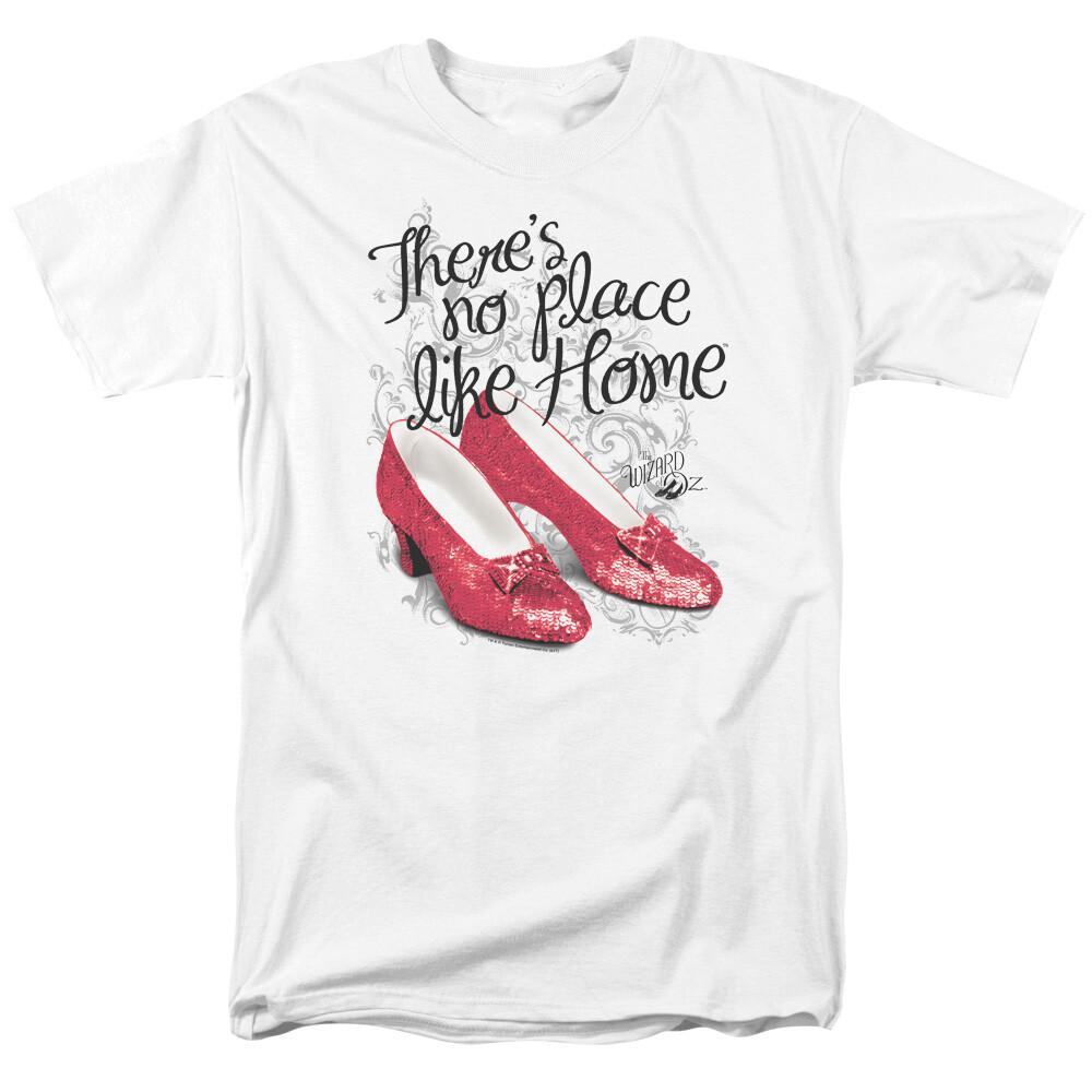 

26 The Wizard of Oz Ruby Slippers T Shirt Licensed Movie Retro Classic Tee White Unisex T-Shirt XXL