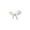 Elegant Irregular Pearl Bow  Brooches Pins For Women Stylish Minimalist Silk Scarf Buckle Clothing Jewelry Accessories
