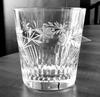 Bohemian Glass Hand-Cut Whiskey Glasses, Set of 2, 20A24/SV704/260-2