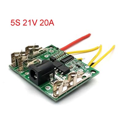 5S 18V 21V 20A Akku Ladeschutzplatine Li-Ion Lithium Akku Pack Schutzschaltkreis BMS Modul für Elektrowerkzeuge