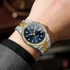 BINBOND Waterproof Precise Auto Date Men's Watch Quartz Watches For Men Luxury Stainless Steel Durable Luminous Casual Reloj