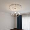 Ceiling Light Base Decorative Medallion PU Material Luxury Interior Decoration