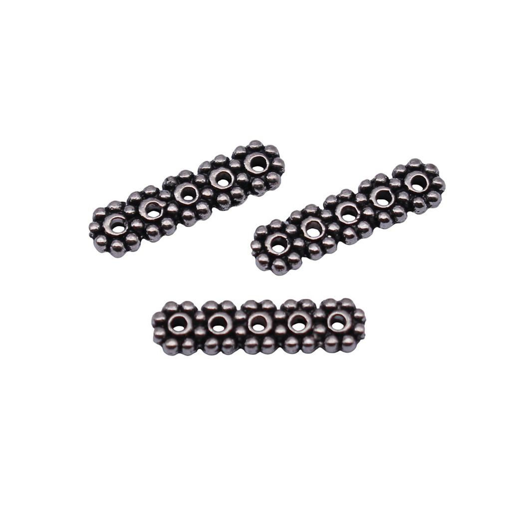 Multi Hole Tube Beads Spacer Antique Style Links For Multi Strand Bracelets