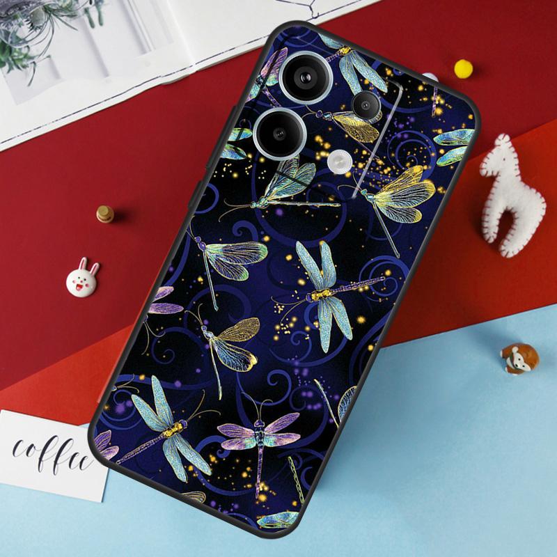 Dragonfly Case For Xiaomi Redmi Note 13 Pro 14 12 11 10 15 Pro Plus Redmi 10C 12C 13C 14C 15C 15 Cover