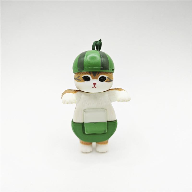 Mofusand Theme Fruit Toy Doll Small Sculpture Desktop Ornament Room Decoration