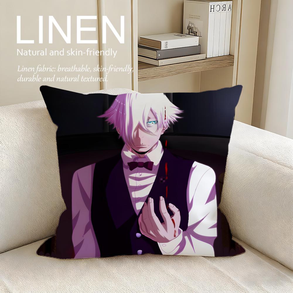 Mystery Death Parade Cushion Cover Pillowcase Set Pcs x x Breathable Washable Sofa Cushion Cover