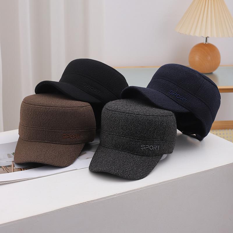 Korean Style Fashion Trend Baseball Hat Men's New Autumn and Winter Outdoor Warm Baseball Cap Retro