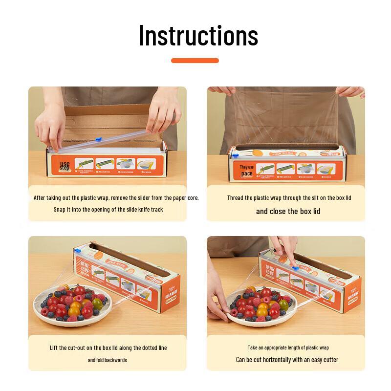 YOUAO Slide Cutter Cling Film