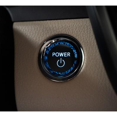 Haoshilianfa (Crystal Surface Treatment) Engine Start Button Switch Cover, Car Starter Button Cover, Engine