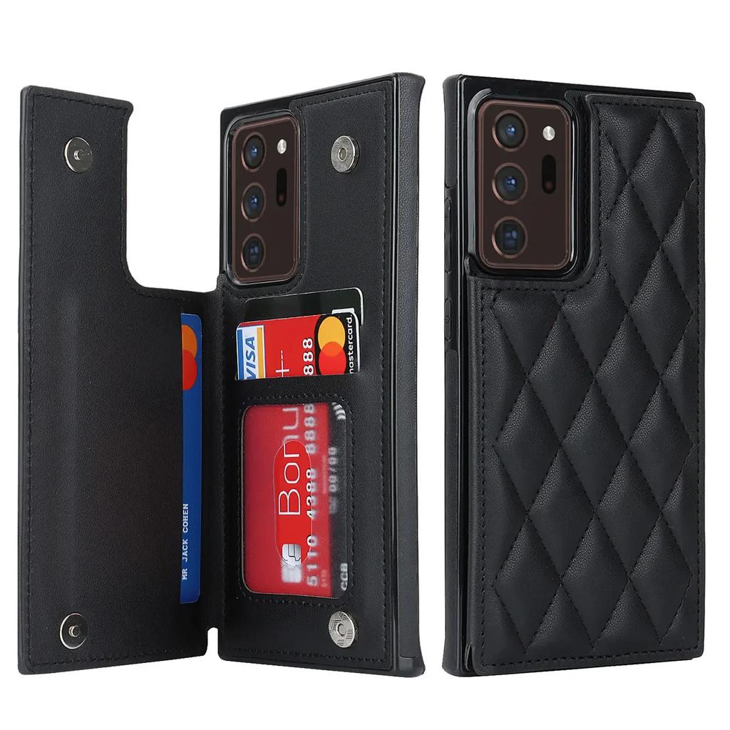 For Samsung Galaxy Note 10 Plus Note 20 Ultra Case,Luxury Flip Folio Leather Wallet Cover Card Slots & Kickstand Protective Case