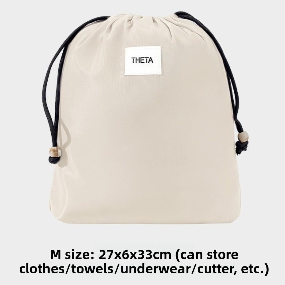 Polyester Travel Storage Bag Dustproof Multi-size Clothing Organizer Bag Washable Large Capacity Drawstring Bag for Outdoor Use