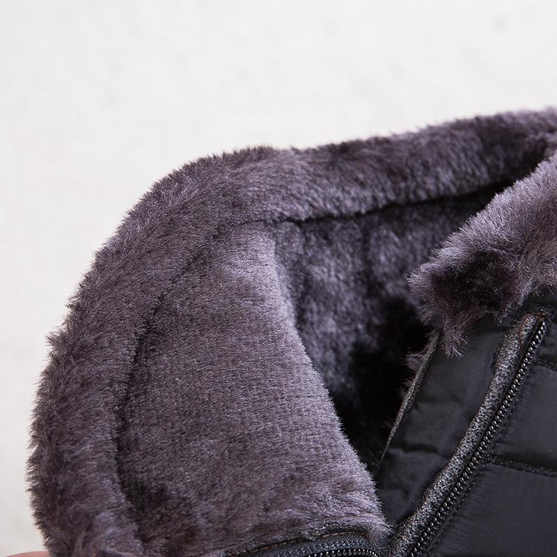Stivaletti Invernali Scarponi da Neve Scarpe Piatte da Donna Colore Unico Moda Caldi Taglie Forti Casual Corti in Peluche Stivali da Donna Botas De Mujer
