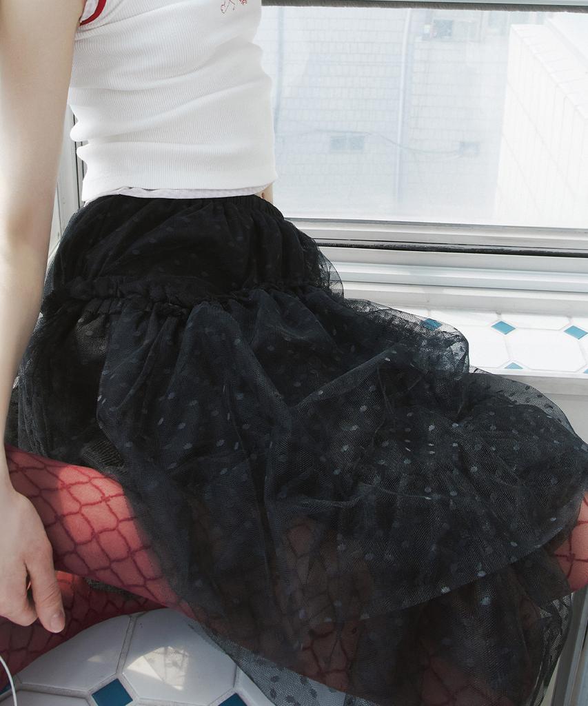 Keulloleu Layered Tulle Skirt - 4 Colors