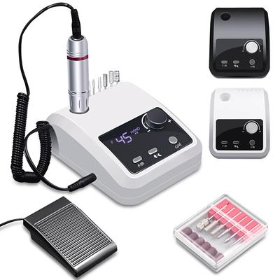 1PC 45000 RPM Electric Nail Drill Machine for Nails Electric File HD Display Metal Manicure Pen Professional Nail Lathe Sander