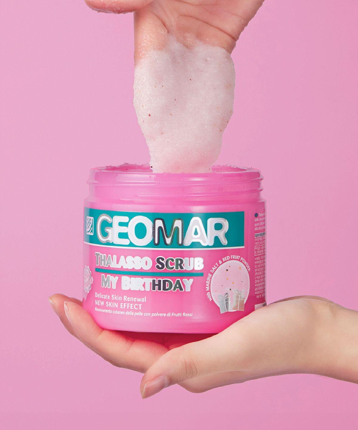 [3-pack] Geomar Italian Body Scrub 600g (Peach Coco + Lady Moment + Wedding Gold)