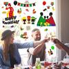 9 Pieces Kwanzaa Window Stickers Clings Kwanzaa Window Decorations Decals for Office Home Glass Door Party Decor, 11.8 x 7.9 Inches