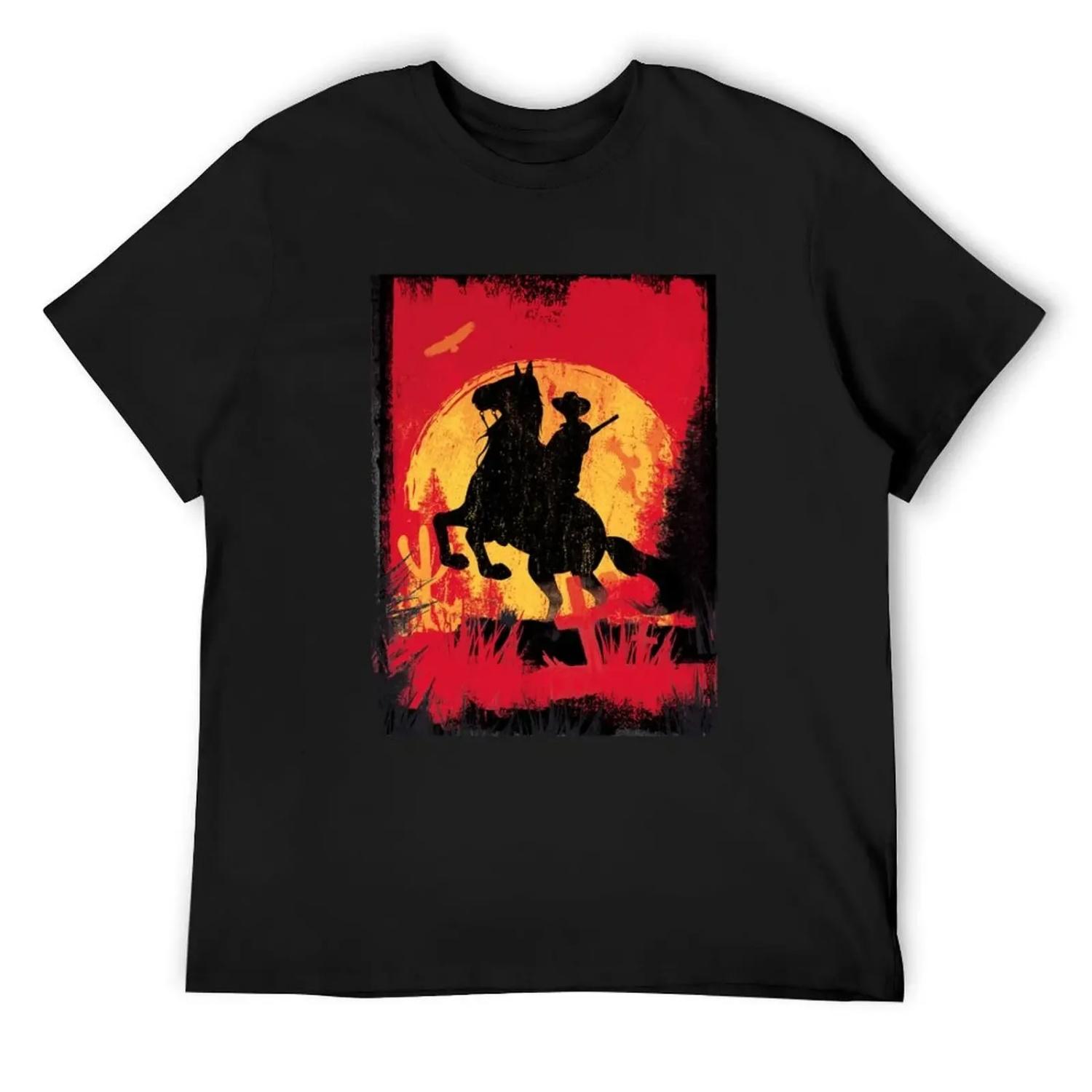 Футболка RDR Sunset дешевые вещи графические футболки croswit футболка мужская графические футболки футболка мужская XXXXXL чёрный