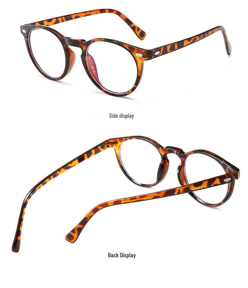Retro Unisex Round Frame Blue Light Blocking Glasses