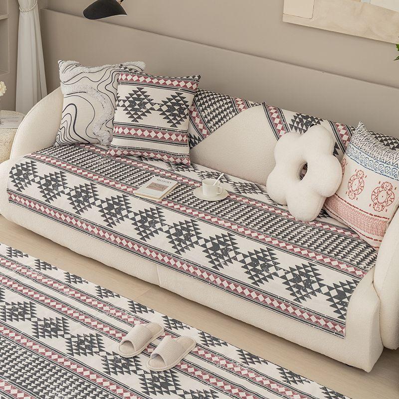 

Машинная стирка, хлопково-льняная диванная подушка, скандинавская современная минималистичная ткань, нескользящие подушки для сидения, чехол для диванной подушки в этническом стиле 65*70