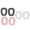 2pcs Replacement Ear Pads Professional Noise Insulation Breathable Cotton Linen Fabric Memory Foam S