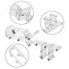 Plastic Valance Clips for Blinds Hidden Design Plastic Window Blind Clips Easy Installatin Blind Valance Replacement Clips Blind Channel Cover Clips