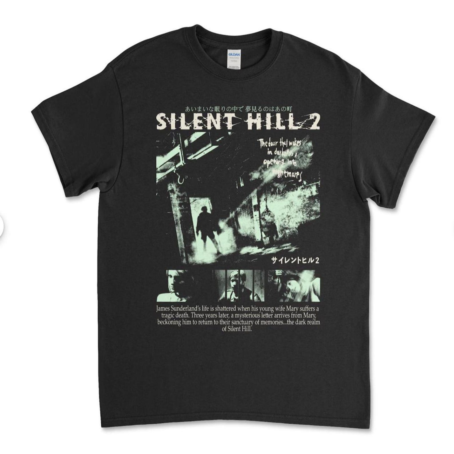 Черная футболка Silent Hill 2 XXXXL