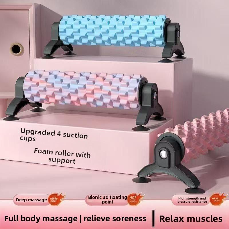 Foam Roller With Stand For Muscle Massage And Myofascial Release