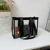 2025 New Casual New Transparent Jelly Bag Daily Street Trend Shoulder Bag Tote Bag Handbag