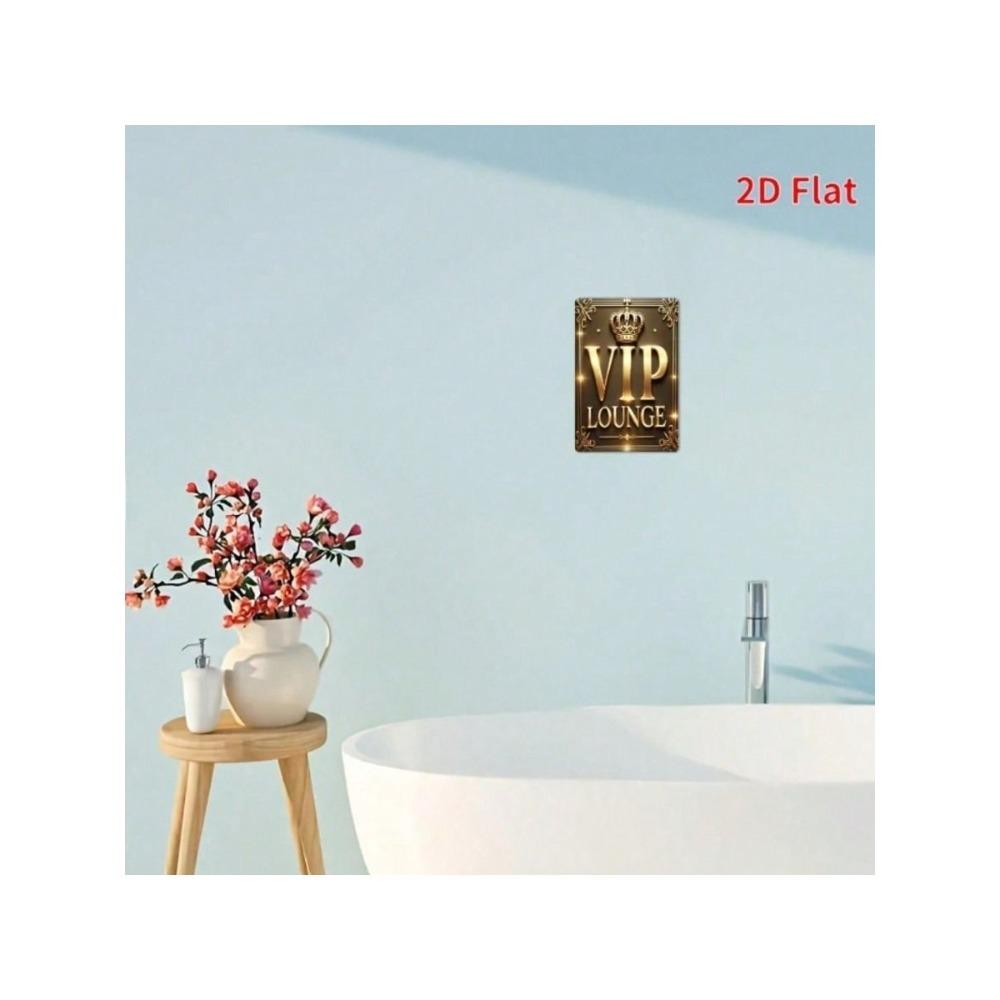 Vintage Metal Sign VIP Lounge Wall Art Garage Decor
