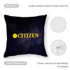 Citizen Cushion Cover Anti-dustmite Pillowcase Invisible Zipper Silky Short Plush Sofa Cushion Cover