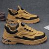High Quality Four-season Rotating Buckle Lace-free Sneakers Heightening Outdoor Tooling Running Shoes Men's Shoes
