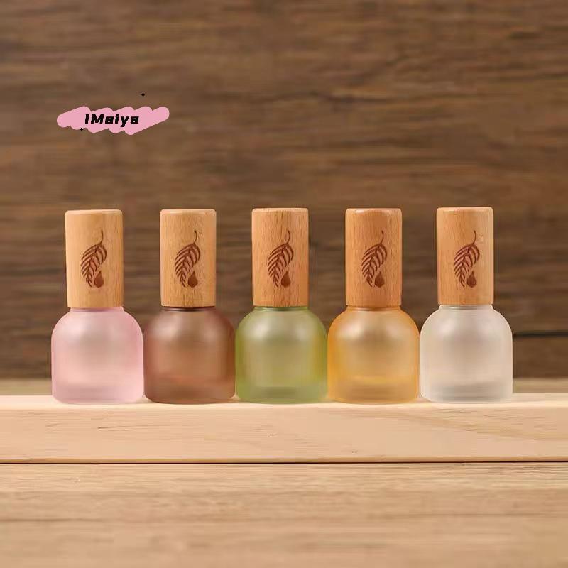 M-1Pc 10ml Glass Roller Bottle Perfume Roll On Bottle Mini Essential Oil Containers Sample Empty Bottle Travel Refill Vials