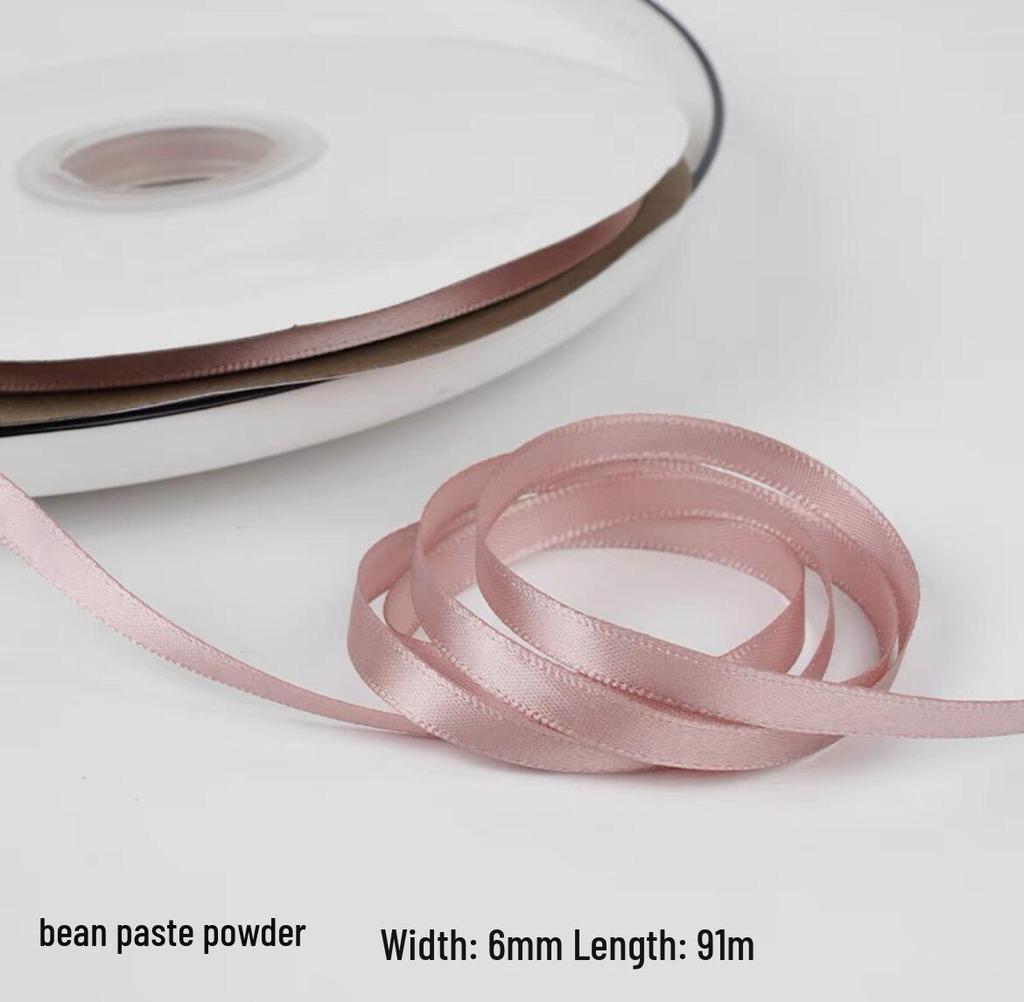 „0,6–1 cm großes Polyesterband für selbstgemachte Schleifen, Blumensträuße und Geschenkboxen“