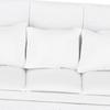 1:12 Doll House Mini Sofa with 3pcs Pillow Living Room Furniture Wooden Doll House Decoration AccessoriesWhite